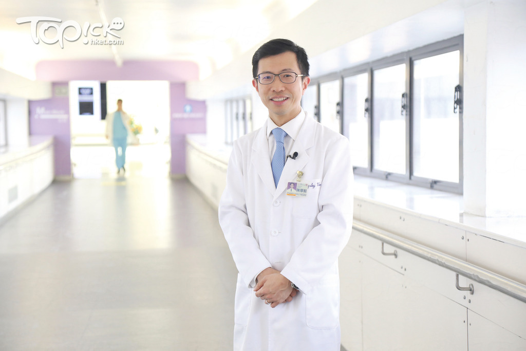 陳厚毅醫生分享道，濕疹患者必須保持心境開朗，才有動力戰勝濕疹。（陳偉能攝）