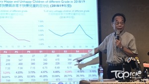 何濼生認為，學童人數減少令升學壓力相對下降，而出現修例風波前社會狀態各方面較穩定，是令學生快樂指數提升的因素。