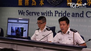 警察公共關係科總警司謝振中表示，自反修例示威以來，警方至今拘捕了1117人。（陳國峰攝）