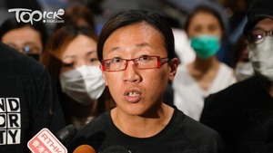 社工陳虹秀等16人被控暴動罪，其中到庭13被告獲准保釋。（林宇翔攝）