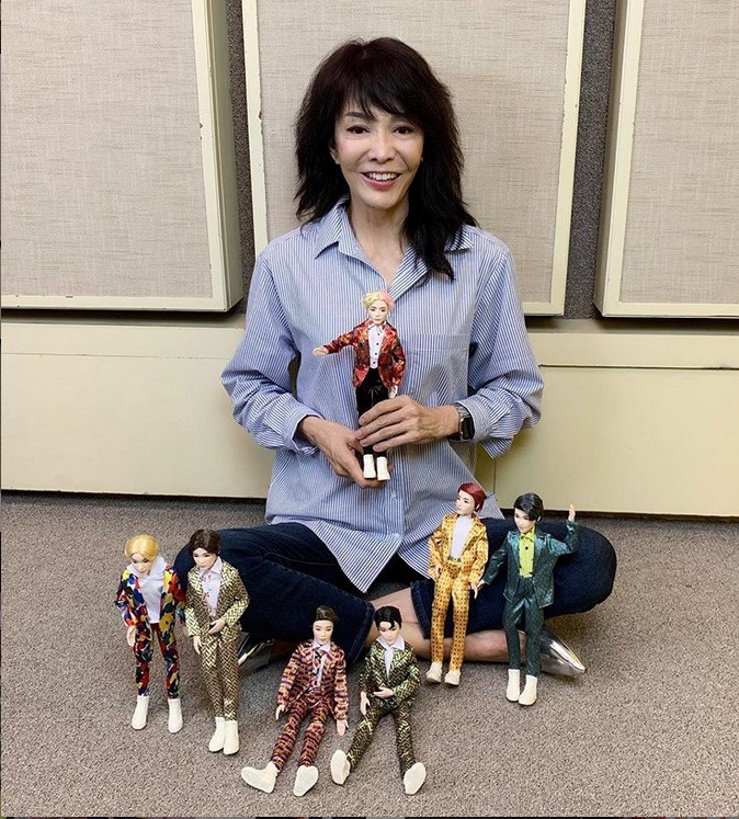 一向喜歡BTS的鄭裕玲，已儲齊一套figure。（取自IG）