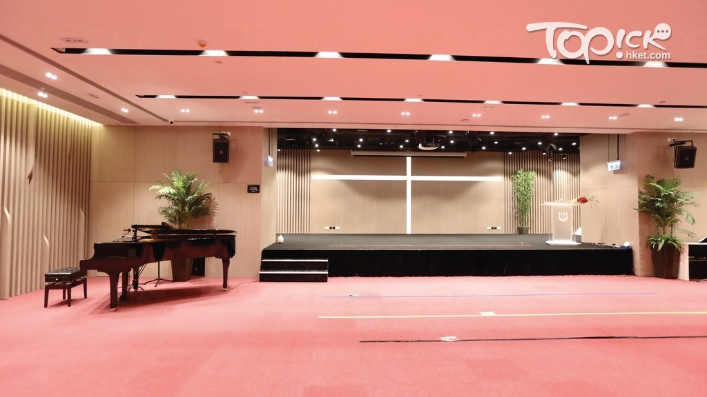 聯合基督教音樂幼稚園設有音樂廳，供學生表演展示學習成果。（陳偉能攝）