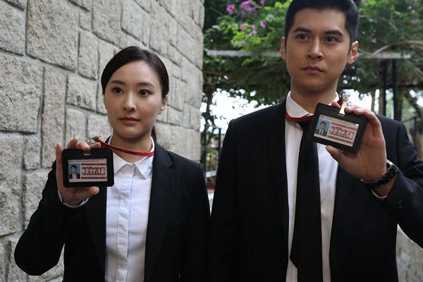 陳家樂與陳瀅去年合作《廉政行動2019》。