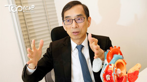 香港心臟專科學院前院長劉育港表示，公院因資源及人手不足，心臟科醫生要兼顧內科服務，故至今仍未能全面提供24小時通波仔緊急服務。（林宇翔攝）