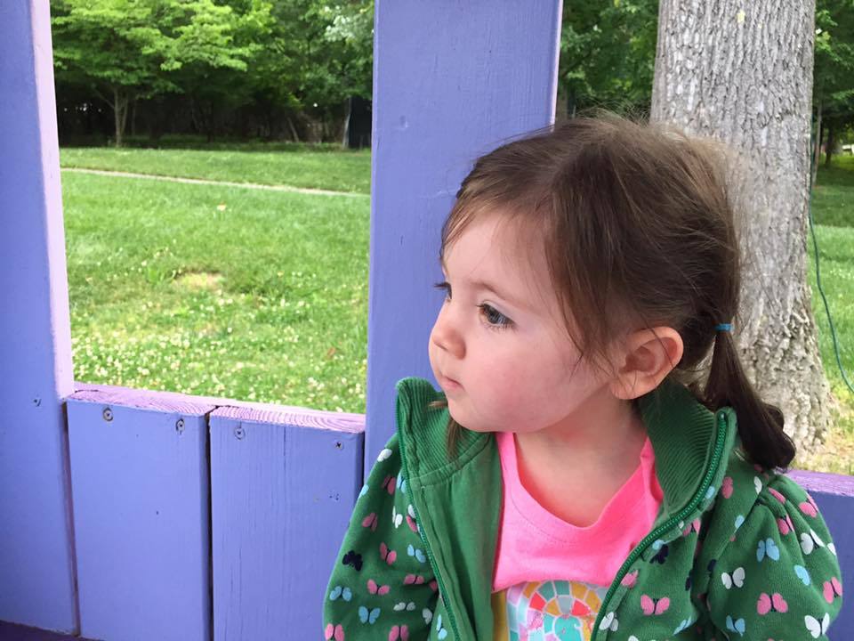 4歲女童Maren Anderson因患有罕見基因變異疾病，現時需以輪椅代步。（Carolyn Kovacs Anderson fb）