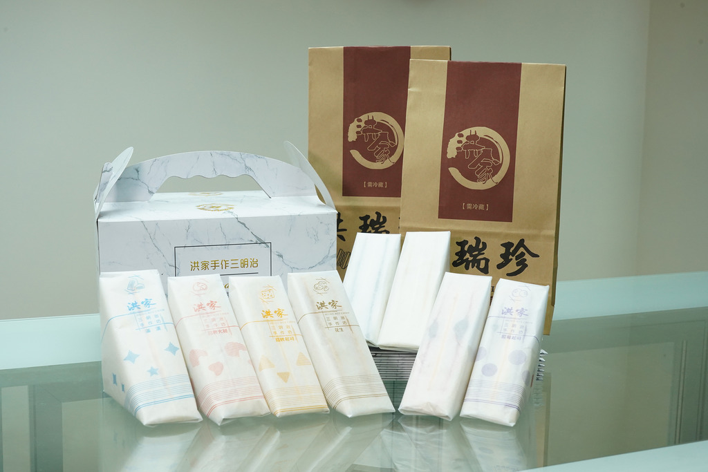代理找到「洪家手作」授權，於香港設置洪瑞珍三文治工場。（徐穎彤攝）