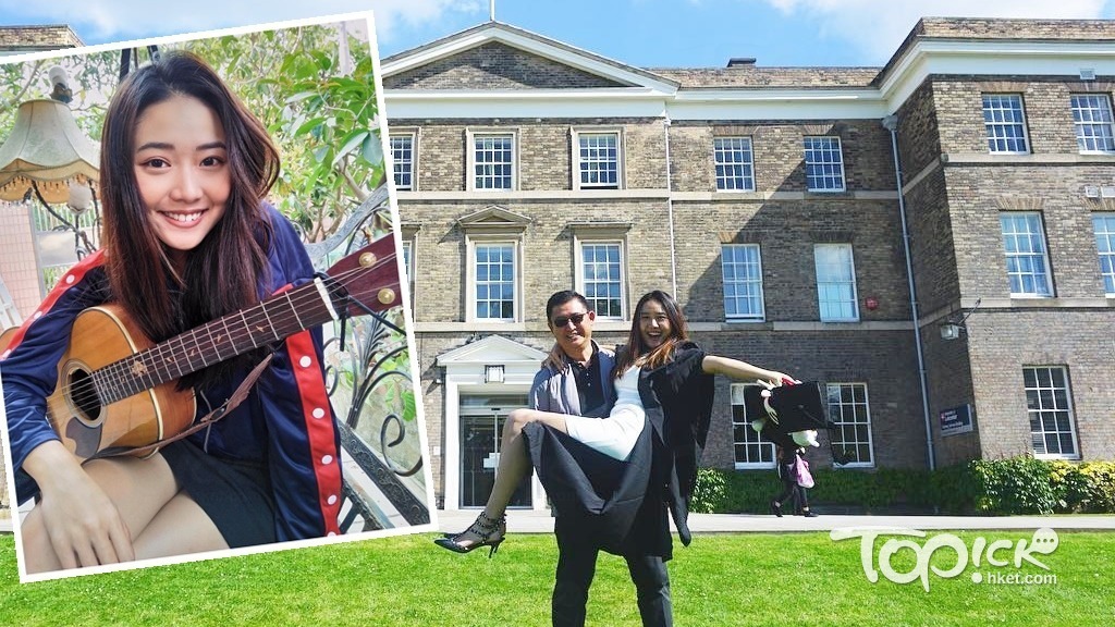 第一次拍劇參演《多功能老婆》的歌手戴祖儀，2016年畢業於University of Leicester法律系，曾與爸爸影畢業相。