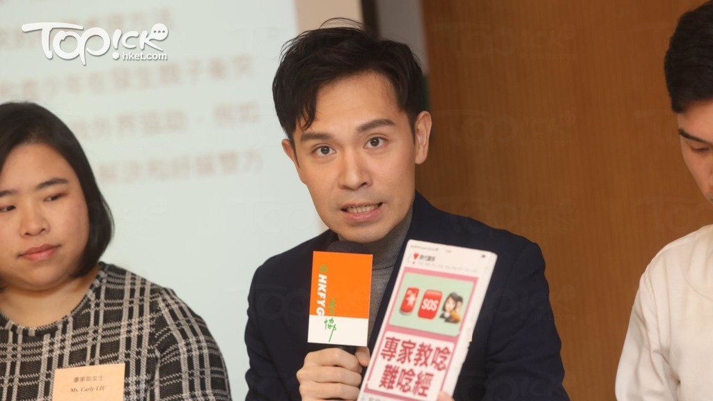 青年創研庫「社會與民生」組別成員林偉豪。（陳智良攝）