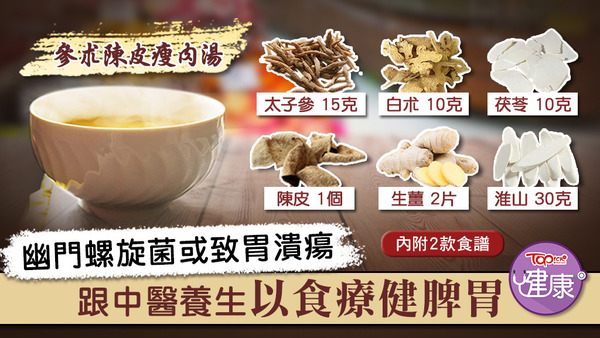 中醫推介2款健脾胃的湯水。