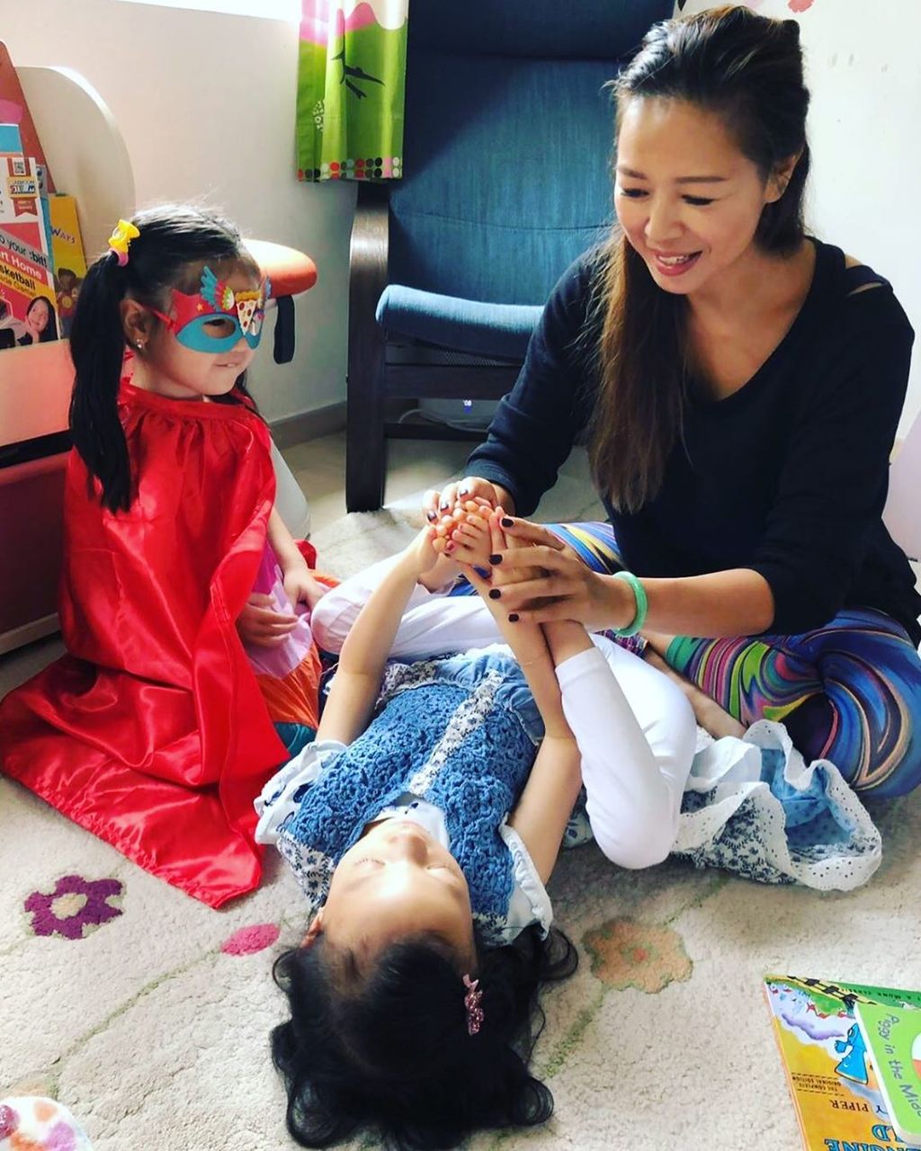 鍾麗淇認為面對女兒的病，只能「見步行步」。（取自鍾麗淇IG）