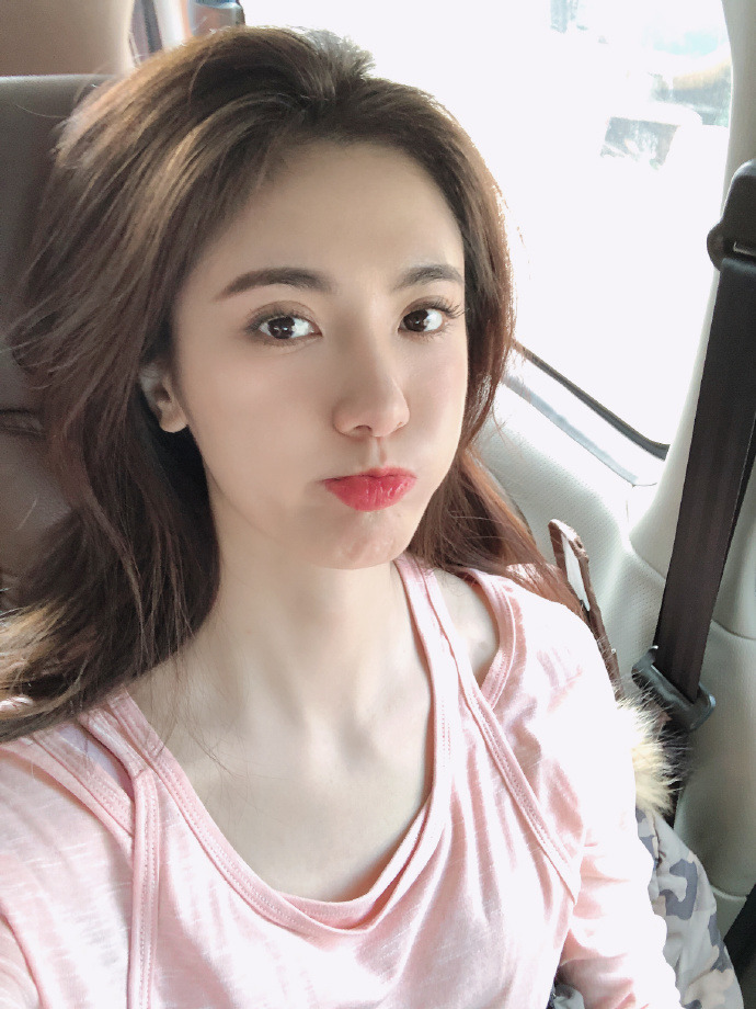 有傳是Bosco正宮女友的內地演員張沙沙。（取自張沙沙微博）