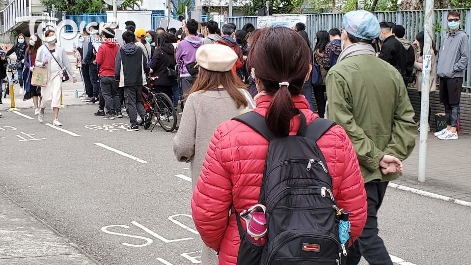 病人林女士。（陳梓蔚攝）