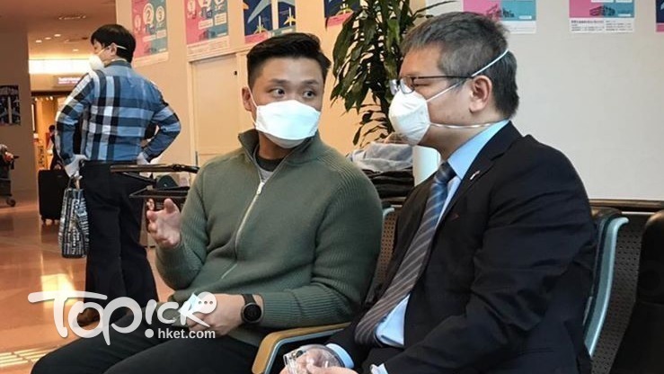 民建聯立法會議員鄭泳舜曾帶藥物、口罩等物資，支援郵輪上港人。（鄭泳舜Facebook）