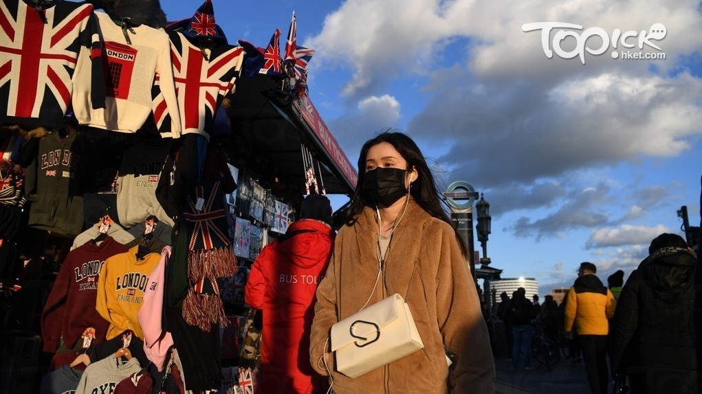 英國的新冠肺炎確診人數已超越香港，但華人戴口罩會被認定是帶菌者。