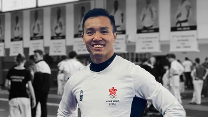 28歲本港空手道代表李振豪確診新冠肺炎。（李振豪fb圖片）