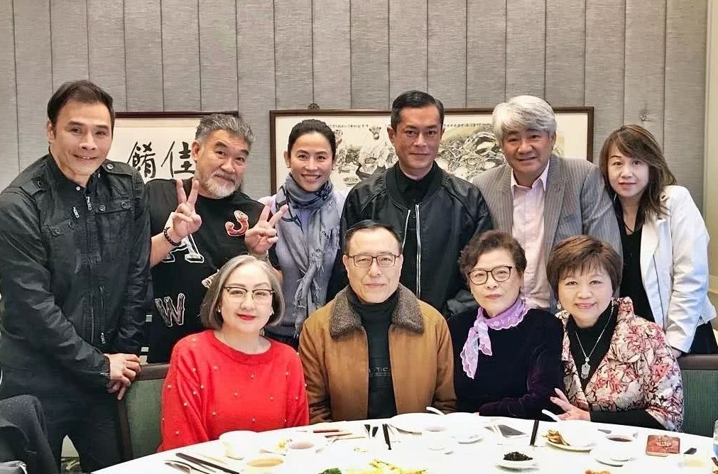 古天樂跟盧宛茵合作兼認識多年。（取自微博）