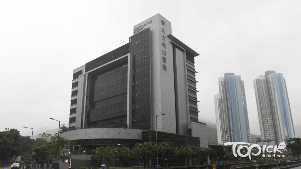 北大嶼醫院明起設檢測中心，分流部分抵港旅客。（曾耀輝攝）