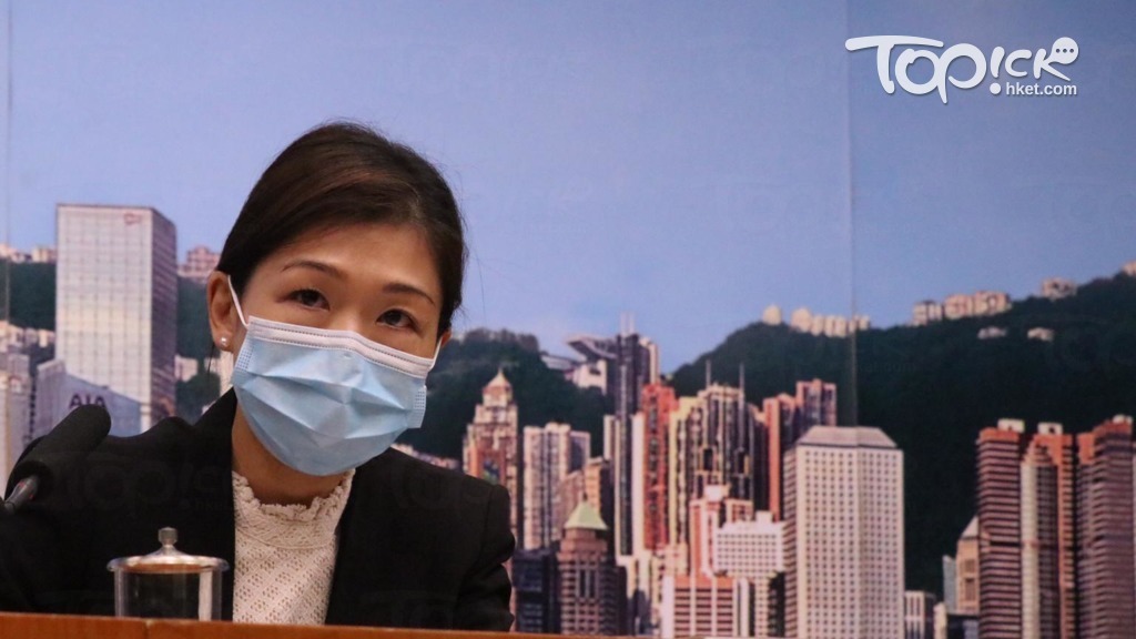 何婉霞對於確診但未能立即入院的病人，感到非常抱歉。（陳國峰攝）