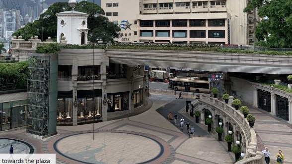 圓形觀景台拆除後料想圖。（城規會文件圖片）