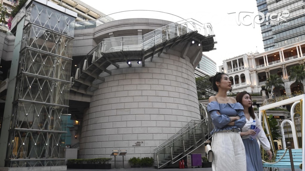 圓形觀景台現況。（曾耀輝攝）