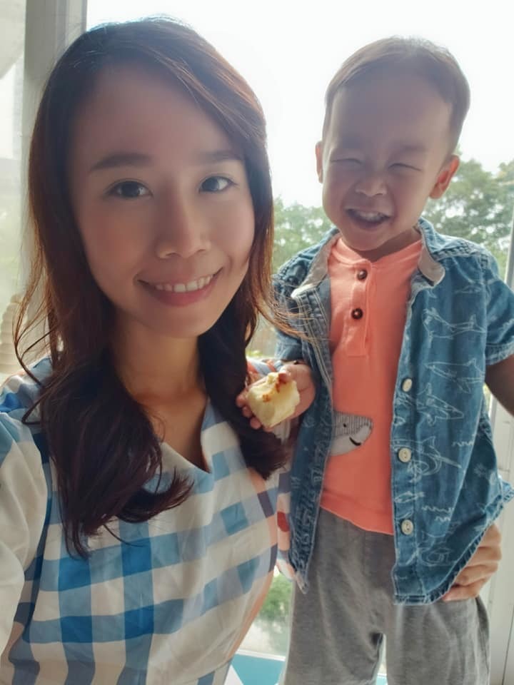 見到兒子健康長大，媽媽Doris都感到欣慰。（小鐵漢媽媽facebook圖片）