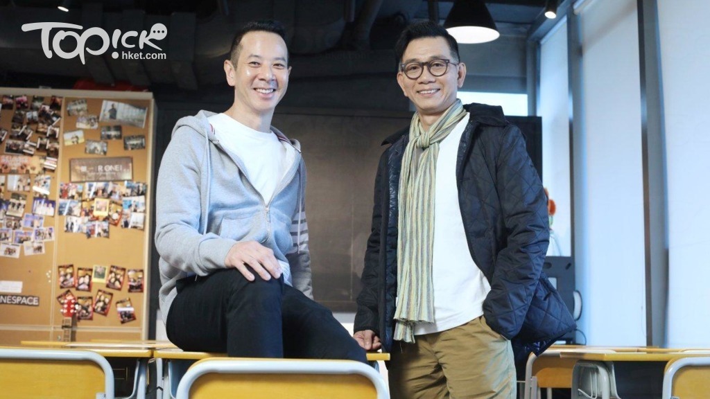 導演楊曜愷與男主角袁富華希望透過《叔．叔》，讓觀眾看見更多不曾被聽見如微風細雨的年老同志故事。（湯炳強攝）
