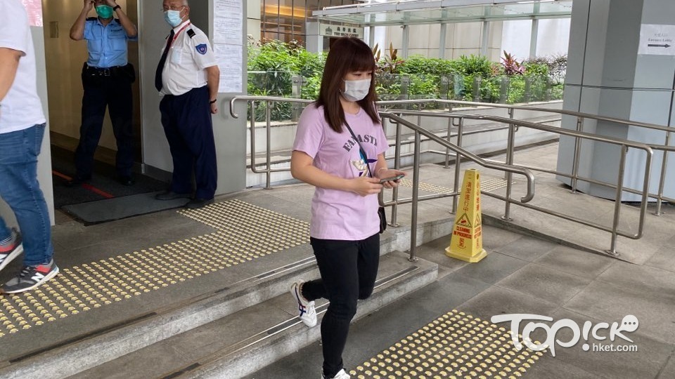 證人鍾春好到庭應訊。（林育慧攝）