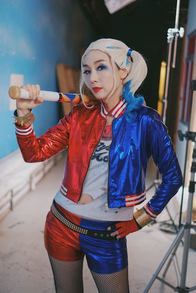江美儀於《殺手》裡的cosplay 造型。（取自instagram）