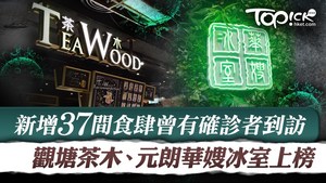 新增37間食肆曾有確診者到訪，包括3間麥當勞、元朗華嫂冰室及Megabox茶木。