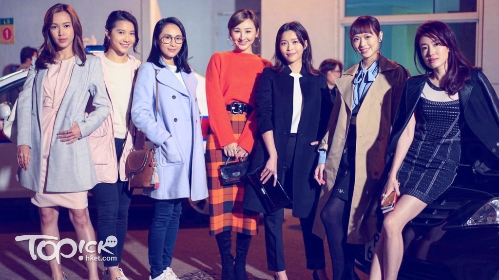 賴慰玲上載《反黑路人甲》7大女主角的合照。（取自賴慰玲facebook）