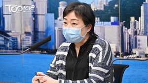張竹君指一名過期居留泰籍人士今日確診。（程志遠攝）