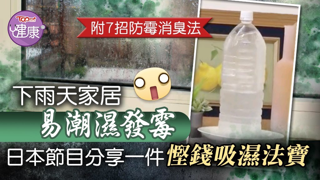 下雨天家居易潮濕發霉，日本節目分享一件慳錢吸濕法寶。