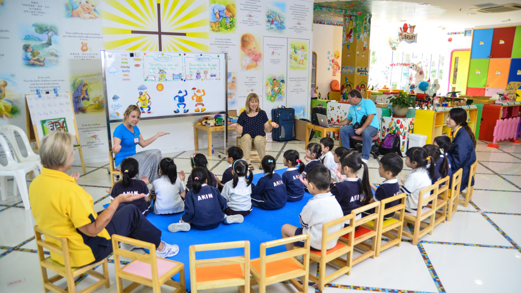 安基司幼稚園暨國際幼兒園，現有3所分校。 （受訪者提供圖片）
