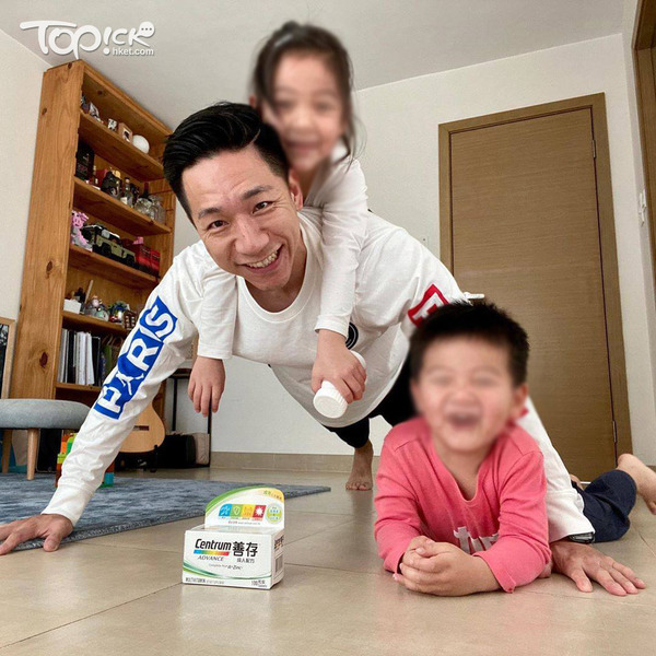 柳俊江與子女感情不錯。（取自IG）