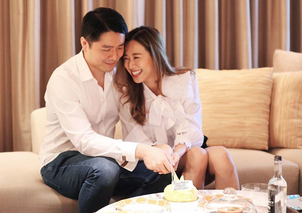 岑杏賢首次公開與未婚夫的合照。（Instagram圖片）