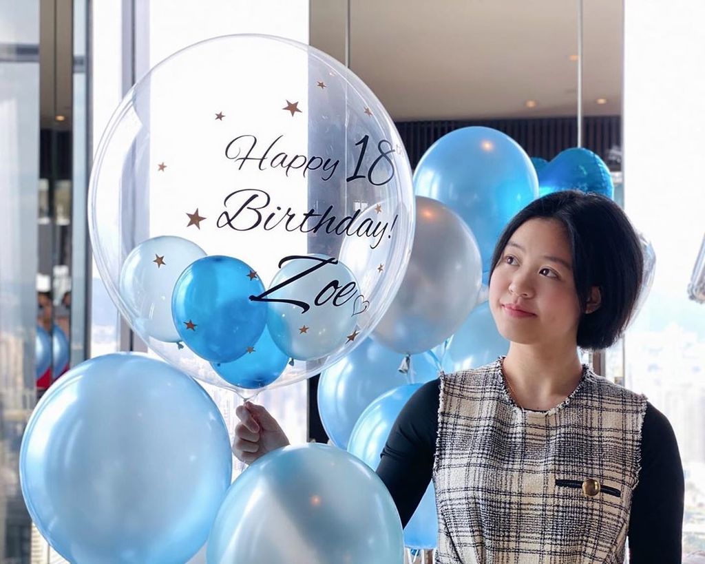 Zoe已經18歲。（instagram圖片）