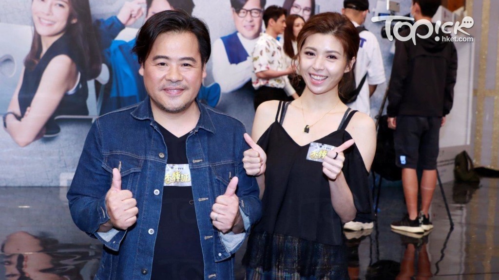 韋家雄、張秀文為新劇宣傳。（東星圖片）