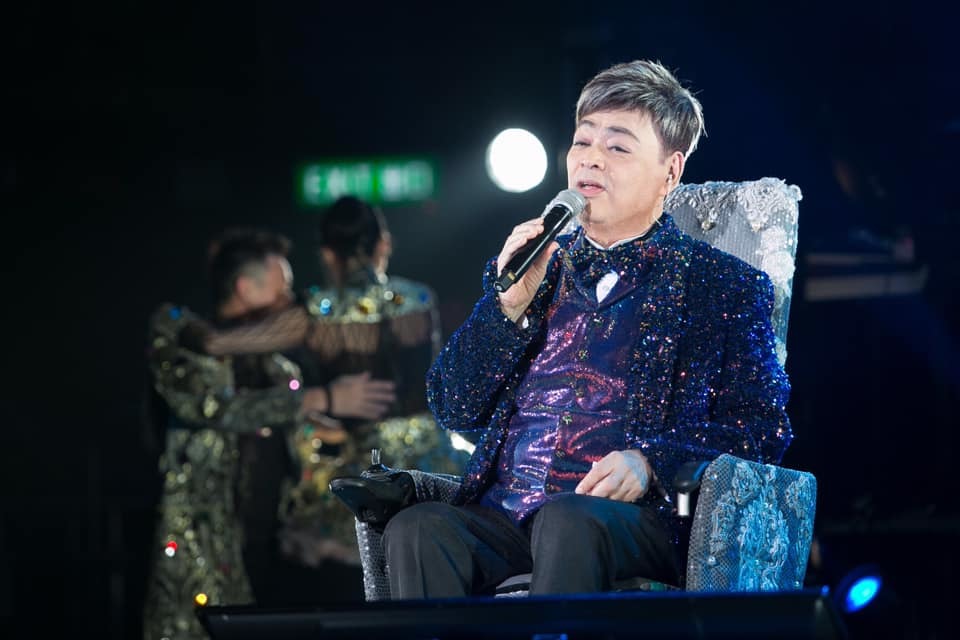 去年張偉文在演唱會上仍然中氣十足。（Facebook圖片）