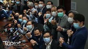 民主派13人辭職生效日期是12月1日。（資料圖片）