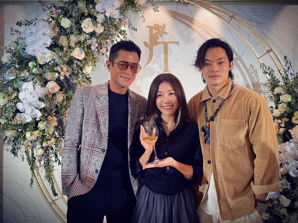 古天樂、胡子彤、彭秀慧到賀。（取先facebook）
