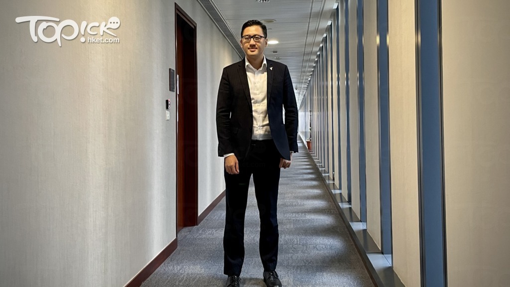 林卓廷表示，會在下個月民主黨換屆選舉中競逐副主席。（林曉君攝）