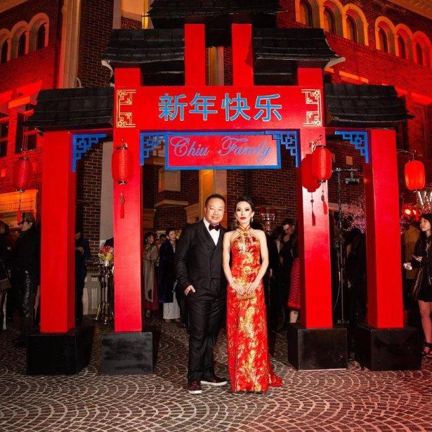 Christine Chiu及老公Gabriel常搞豪華派對，2019年的農曆新年派對就誇張得把整條Rodeo Drive封了。