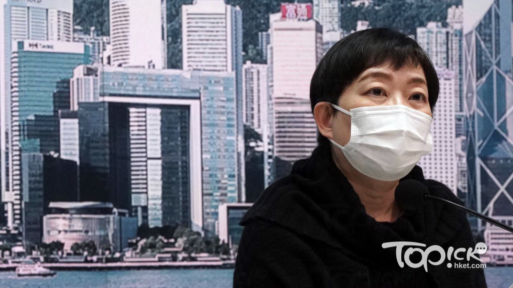 衞生署衞生防護中心傳染病處主任張竹君。（陳國峰攝）
