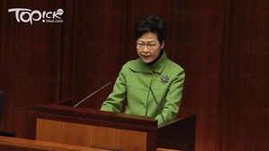 特首林鄭月娥今（4日）到立法會出席行政長官答問大會。（陳靜儀攝）