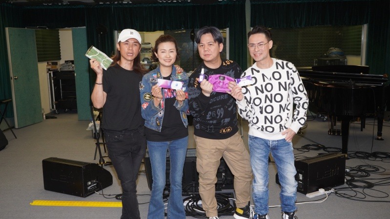 羅敏莊、黃翊、海俊傑等為伍仲衡音樂會綵排。（東星圖片）