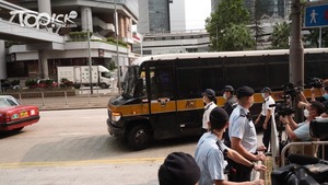 毛孟靜今被押解至高等法院申請保釋，押後至4月14日再處理。陳國峰攝