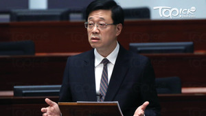 李家超指紀律部隊在「全民國家安全教育日」加入中式步操可彰顯國家情懷。(資料圖片)
