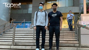 立法會議員助理、熱血公民成員鄭錦滿鄭錦滿（左）