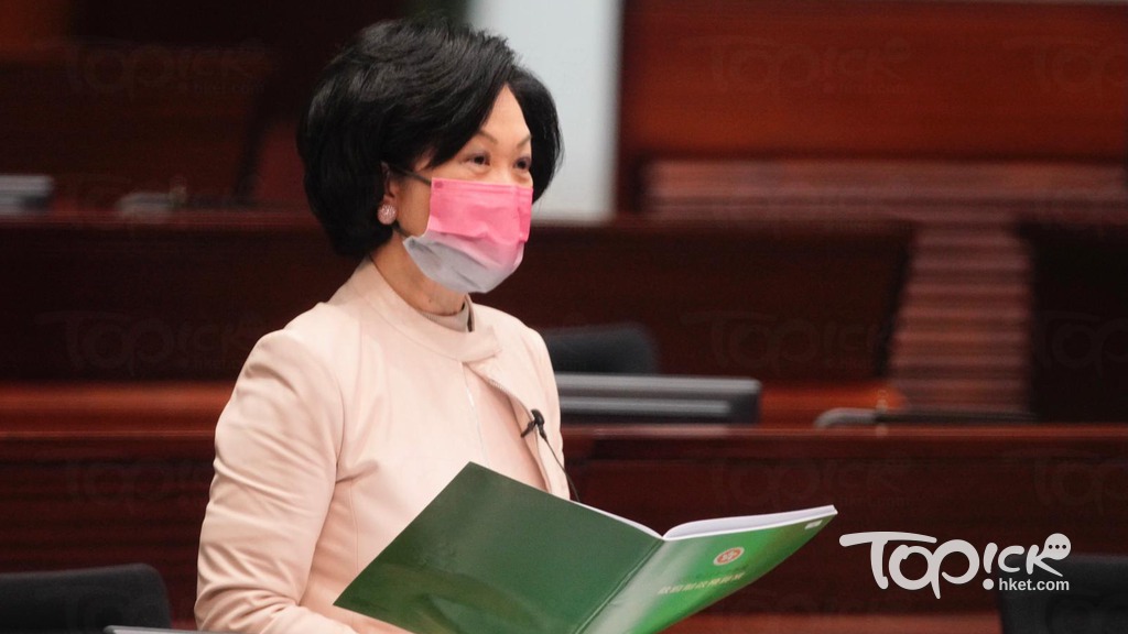 葉劉淑儀稱不會用消費券幫襯超市。（馮漢柱攝）