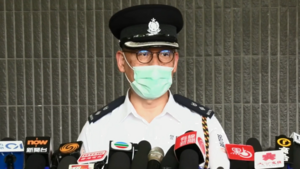 廖珈奇呼籲，市民切勿進入圍封範圍。（香港警察Facebook）